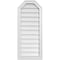 Ekena Millwork Octagonal Top Surface Mount PVC Gable Vent w/ 2"W x 1-1/2"P Brickmould Frame, 16"W x 38"H GVPOT16X3802SN - alternate 1